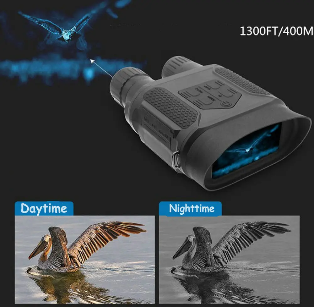 Digital Night Vision Binocular for Hunting 7x31 with 2 inch TFT LCD HD Infrared IR Camera Camcorder 1300ft/400M Viewing Range Digital Night Vision Binocular for Hunting 7x31 with 2 inch TFT LCD HD Infrared IR Camera Camcorder 1300ft/400M Viewing Range