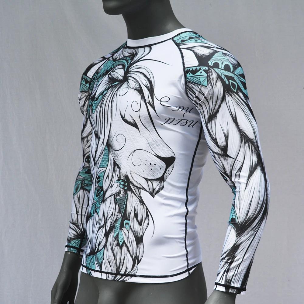 

WYXTREME Hot Sale MMA Boxing Rashguard Muay Thai Boxing Jerseys Gym Sport Short-sleeved mma shirts GI Men's Boxing rashguard BJJ