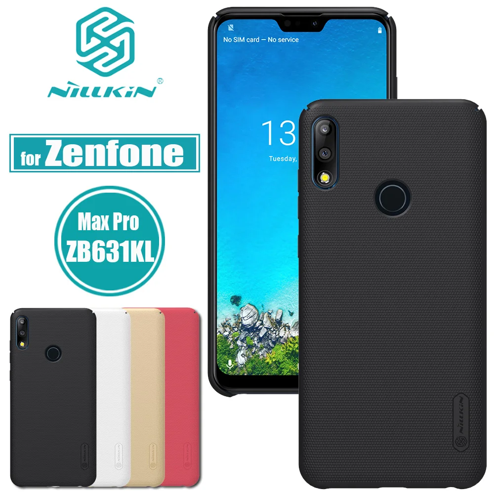 

for ASUS Zenfone Max Pro M2 ZB631KL Case Cover Nillkin Frosted Matte Hard PC Plastic Phone Back Cases for ZB631KL Nilkin Capa