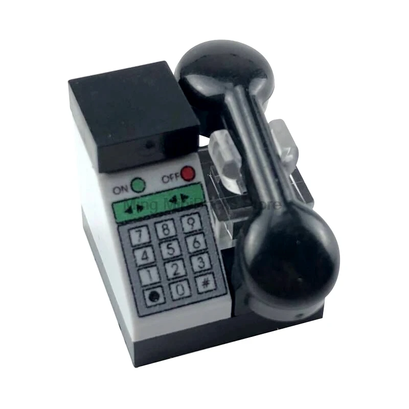 

Locking City Single Sales Home Office Creative Gray Retro Telephone Combination Sofa Model Safety Kids Gift Building Blocks Toys
