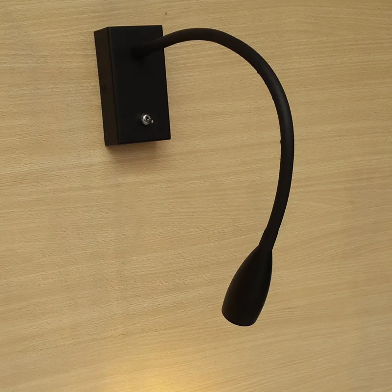 

Topoch LED Gooseneck Lights with On/Off Switch Hard Wired Built-in Driver Tapered Head Focusing Lens LED 3W 100-240V DC12V/24V