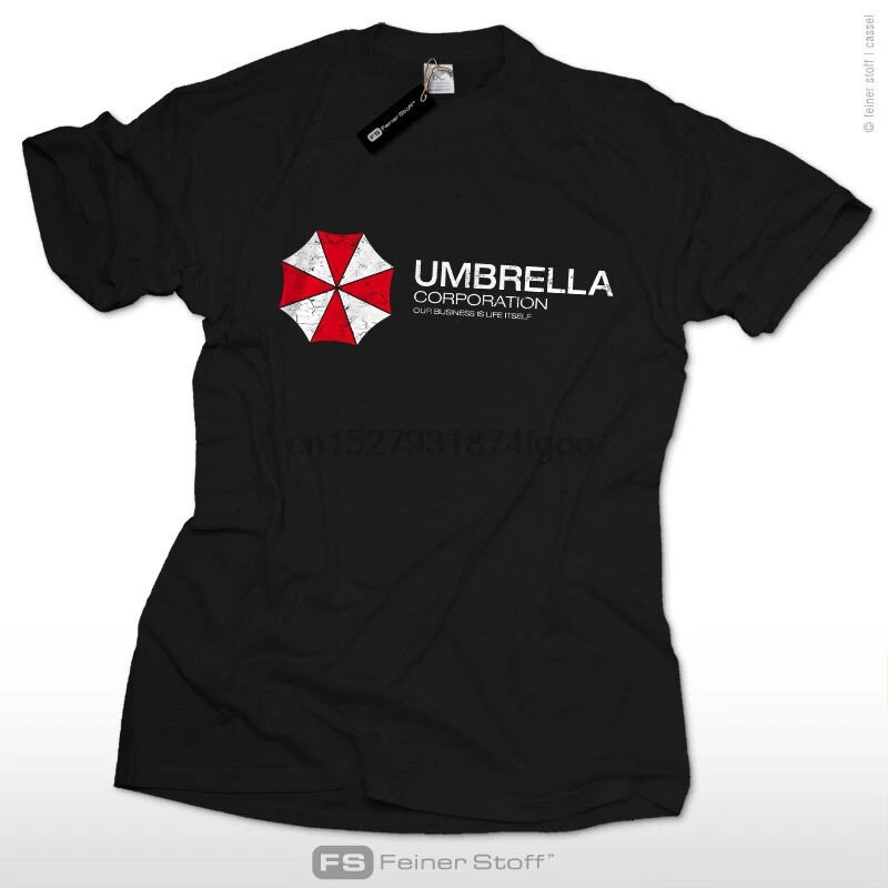 Umbrella coration футболка для геймеров zombie evil corp. S-3XL | Мужская одежда