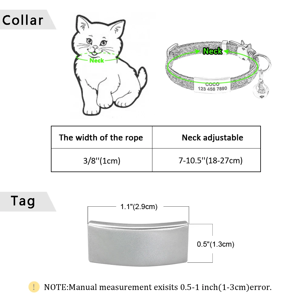 Personalized Quick Release Cat Collar Dogs Cats Everything