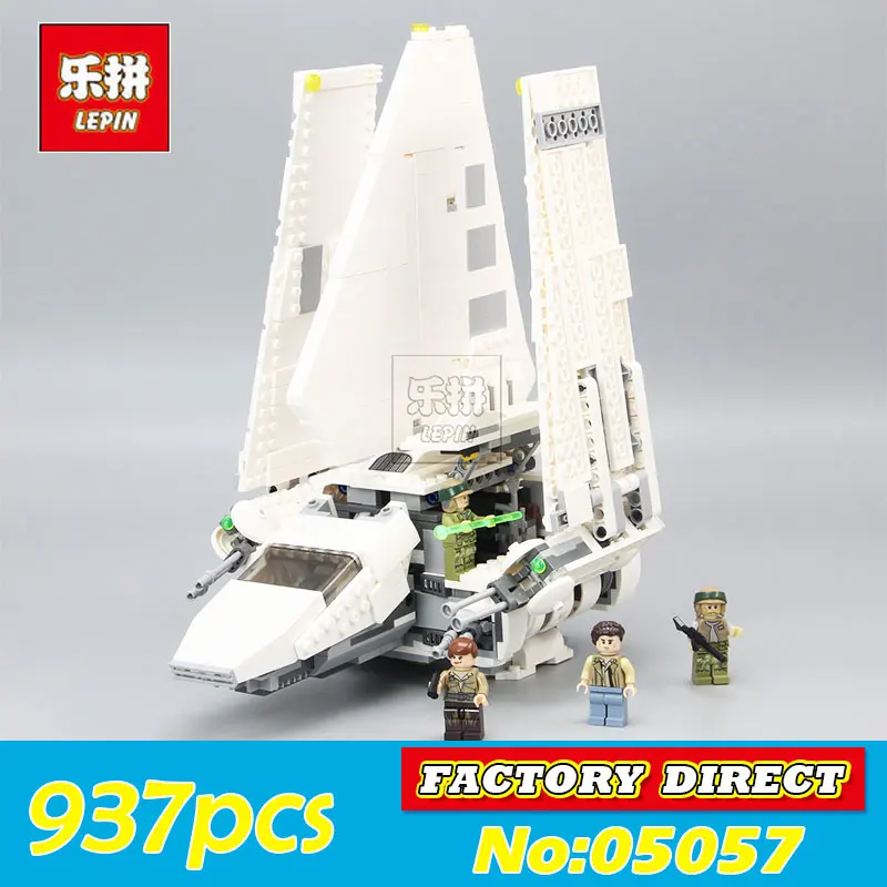 

LEPIN 05057 937Pcs Star War_s Stunning Self Locking Shuttle Tydirium Building Blocks Bricks Assembled Toy Compatible with 75094