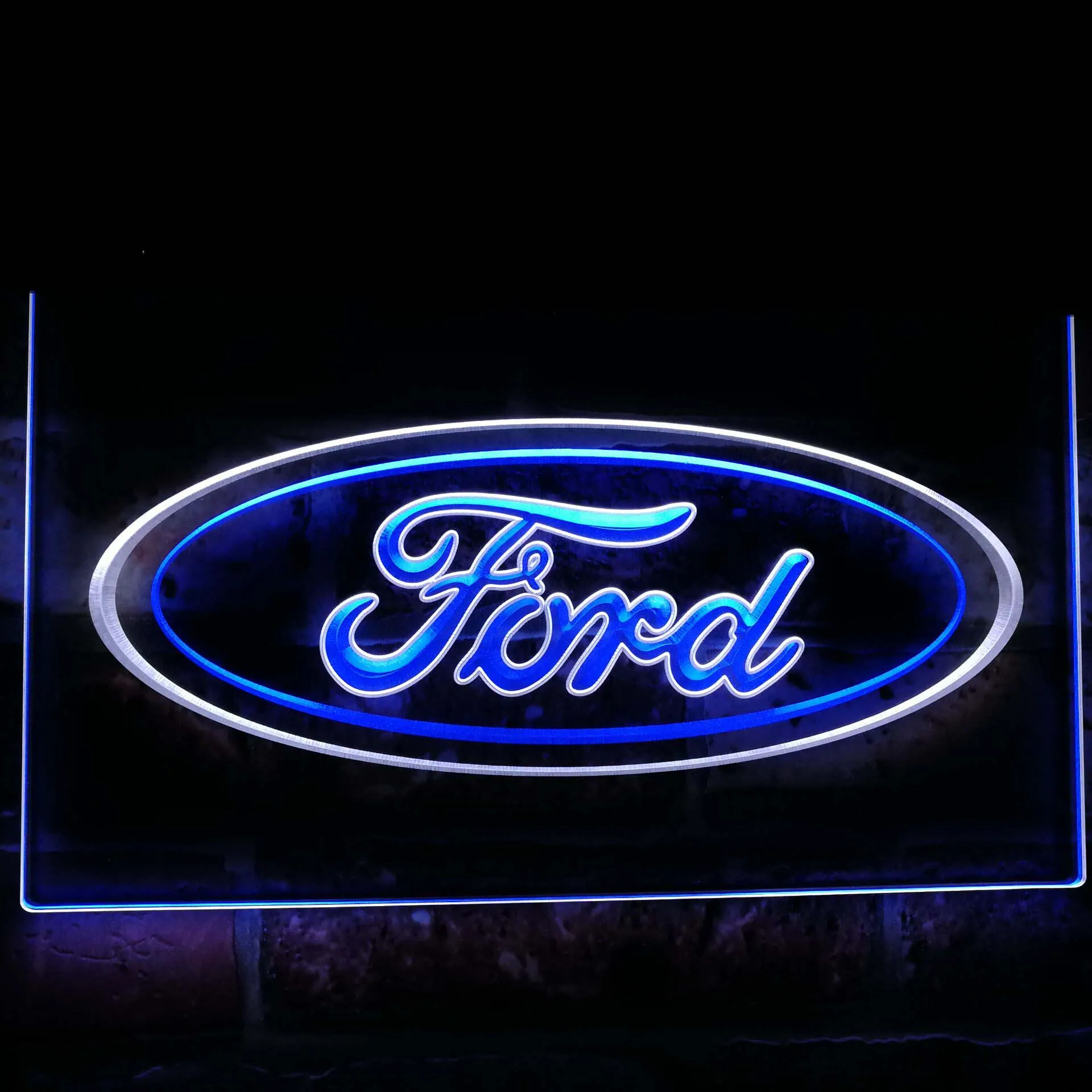 Ford автомобильный транспорт бар украшения подарок двойной цвет Led неоновая