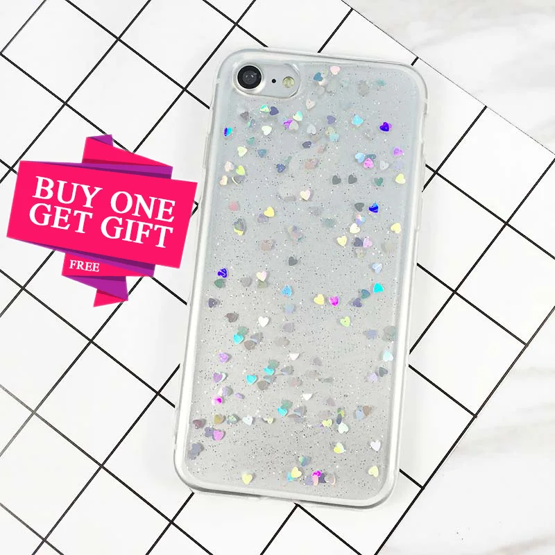 

Romatlink Fashion Women Shiny Little stars pattern Phone Case For Samsung S7 8 9 Plus Case Cover