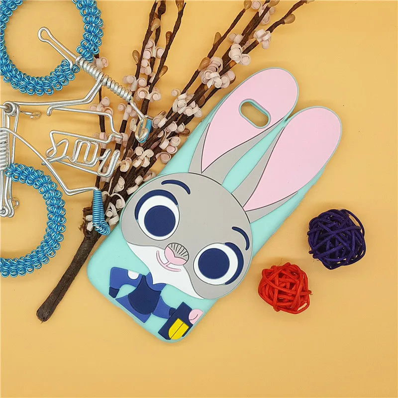 

ZOOTOPIA 3D Cartoon Bunny Case for iPhone 7 Cases Soft Silicone Rabbit Cover for iPhone 4 4S SE 5 5S 6 6S 7 8 4.7" Plus 5.5"