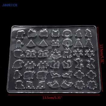 

JAVRICK Clear Silicone Ear Stud Earring Mold Making Jewelry Resin Casting Mould Tool DIY
