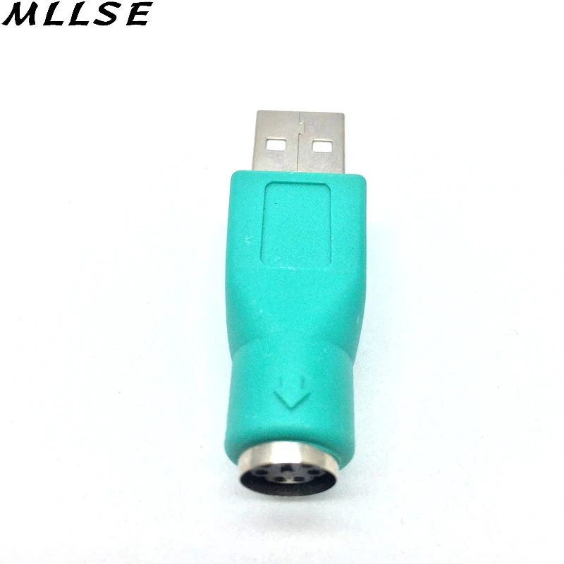 MLLSE 1 шт. USB штекер для PS2 конвертер адаптер Женский старого ПК Компьютерная