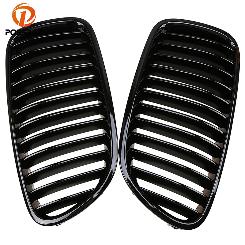 Best POSSBAY Gloss Black Front Center Wide Kidney Hood Grills Grille for BMW 5 Series F10 528iX 530d 518d 550i 535i Sedan 2010 2016