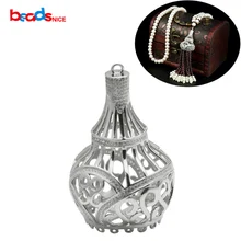 Beadsnice Sterling Silver Jewelry Accessories Long Necklace Connector Pendant Handmade Gift for Her ID 35304