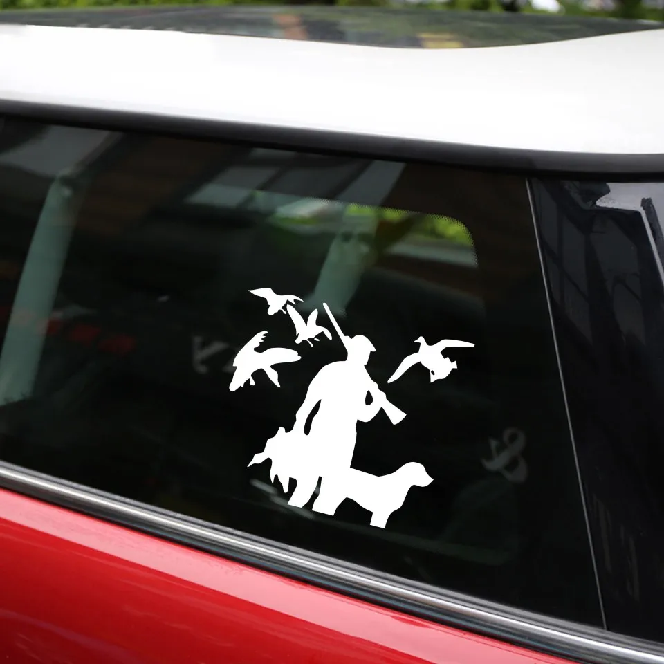 Funny MAN HUNTING Car Stickiers and Decals Car Body Window Decorations stickers Fashion Car Styling Creative Stickers 2018CM (6)
