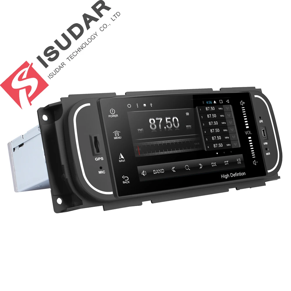 Isudar автомобильный мультимедийный плеер 1din android 7.1.1 5 дюймов для Jeep/Chrysler/Dodge/Liberty/Wrangler/Sebring/Grand Cherokee радио gps