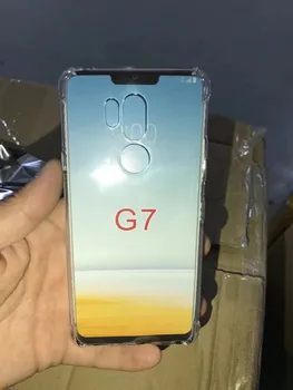 

50pcs/lot For LG G7 Anti-shockproof Soft TPU Clear Transparent Back Case Cover For LG G7