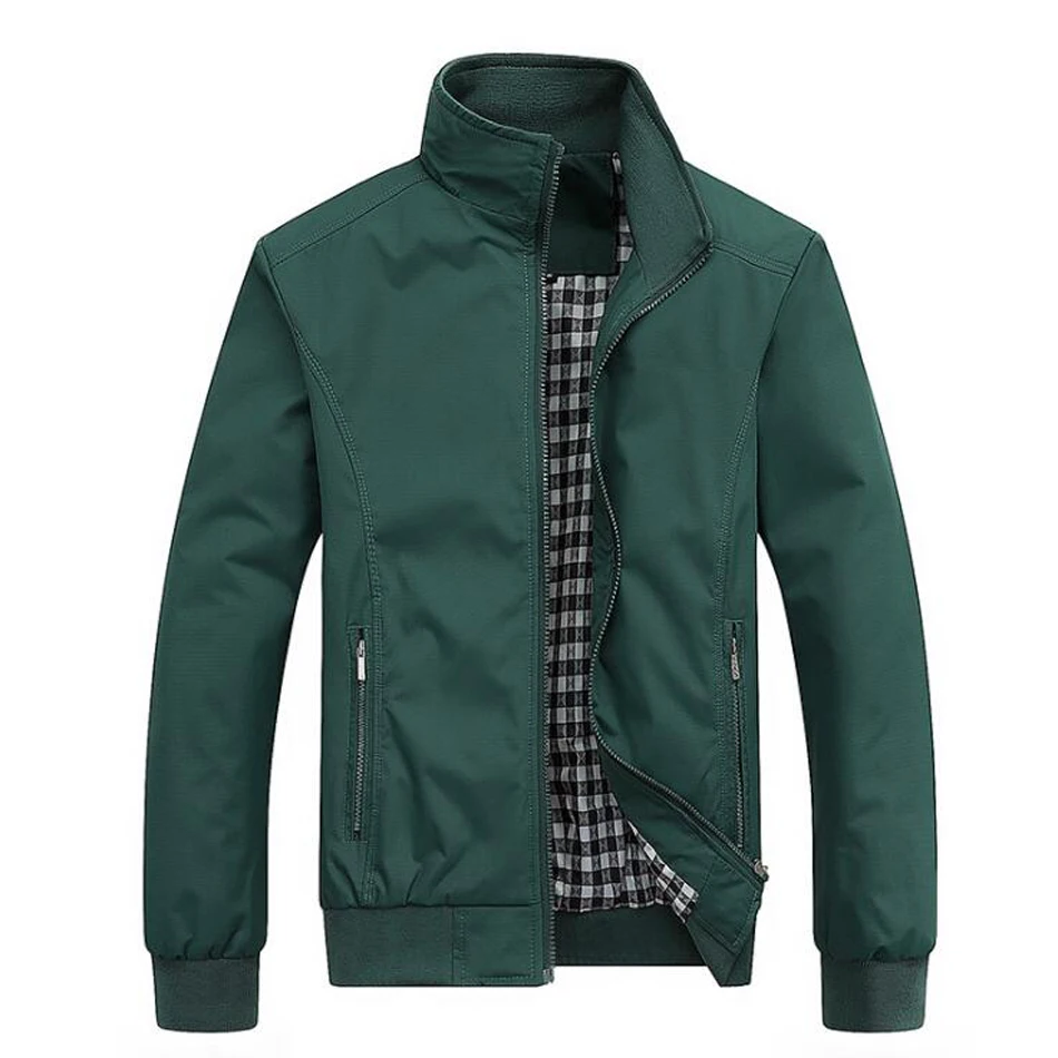 New 2019 Spring Jacket Men Fashion Casual Loose Jacket Sportswear Bomber Jacket Mens Coats Plus Size M- 5XL