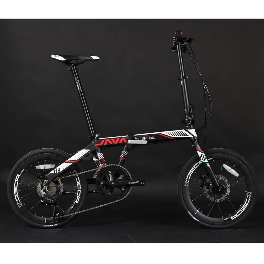 JAVA FIT 18 D Aluminium Adult Folding Bike 20 406 Wheel 18 font b Speed b