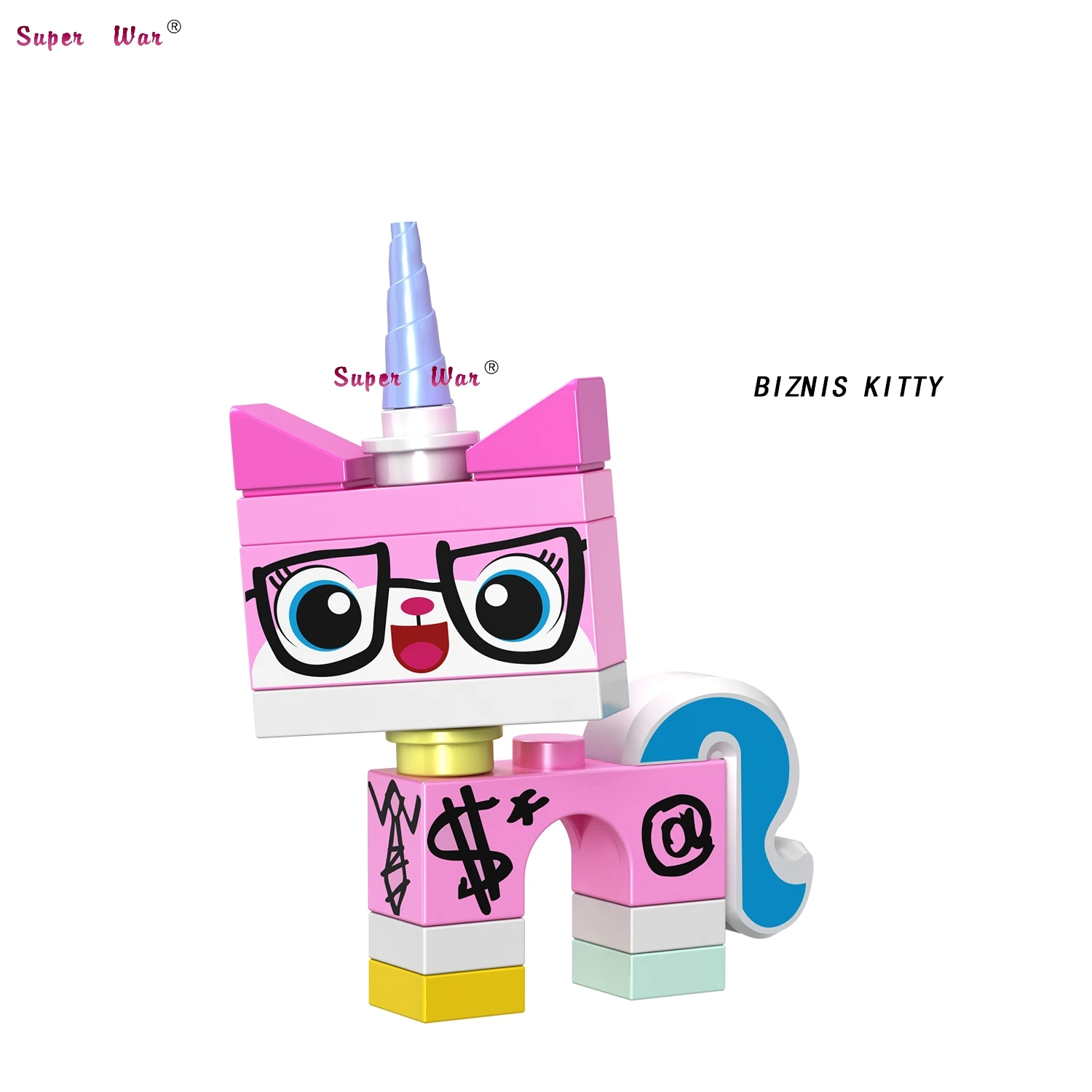 Один строительный конструктор Мультфильм Герой Фабрика Unikitty Emmet Wyldstyle Sonic Blossom Bubbles DIY игрушки для детей - Цвет: JL003