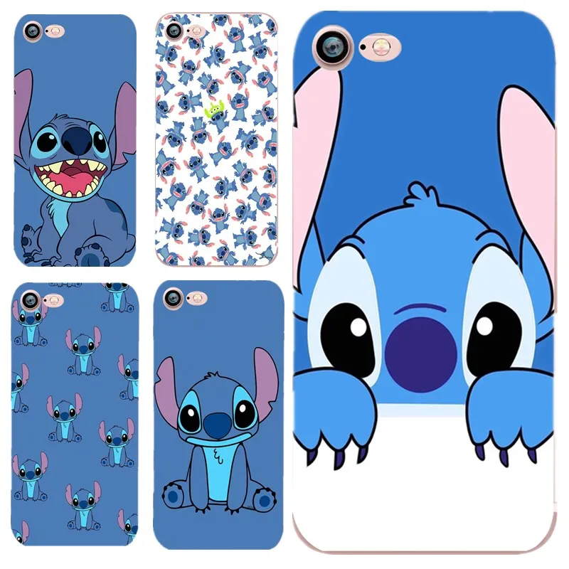 Anime Stitch Phone Case For iPhone X XS 5 5s se Cartoon Back Cover 8 plus 7 ipone 6 6S Soft Silicone Capa |