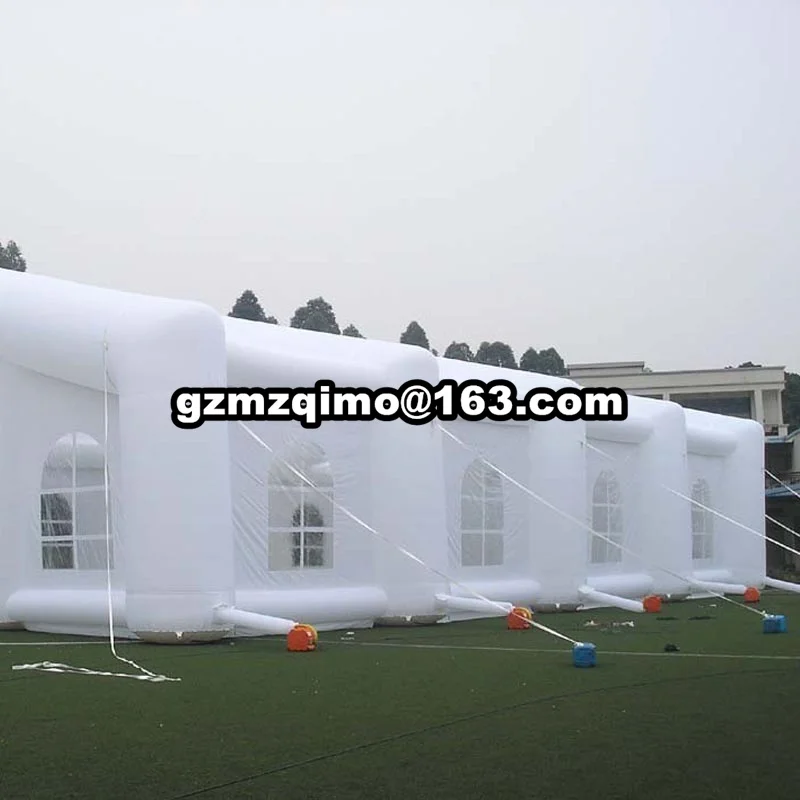 

MZQM ledlight inflatable party tent giant inflatable wedding tent outdoor inflatable white tent inflatable marquee tent