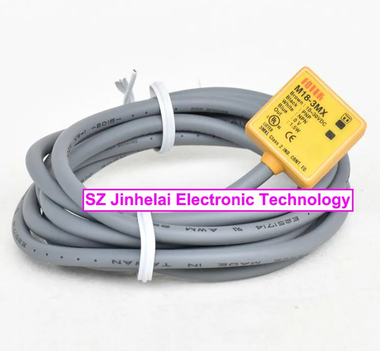 

100% New and original FOTEK Photoelectric switch M18-3MX+MR-1