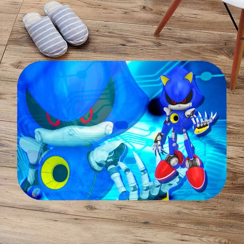 Soft Rugs Carpet Mats For Living Room Kitchen Bedroom Sonic The Hedgehog Non Slip Floor Mats Area Rug Doormat