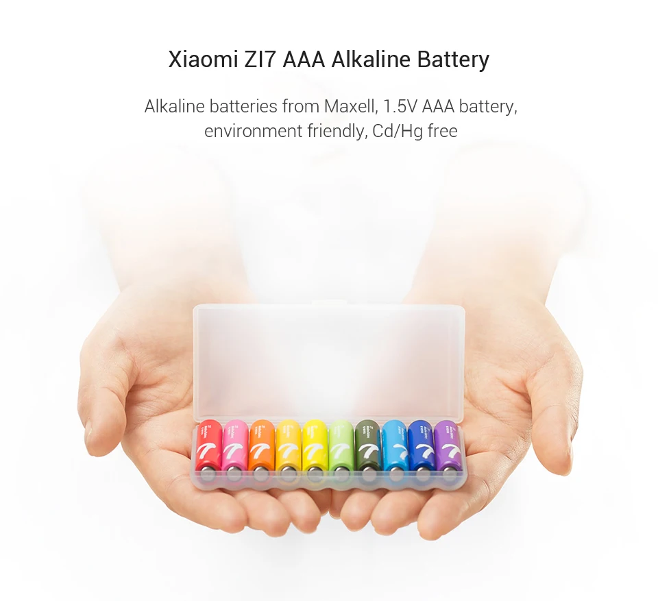 Xiaomi rainbow AAA battery 