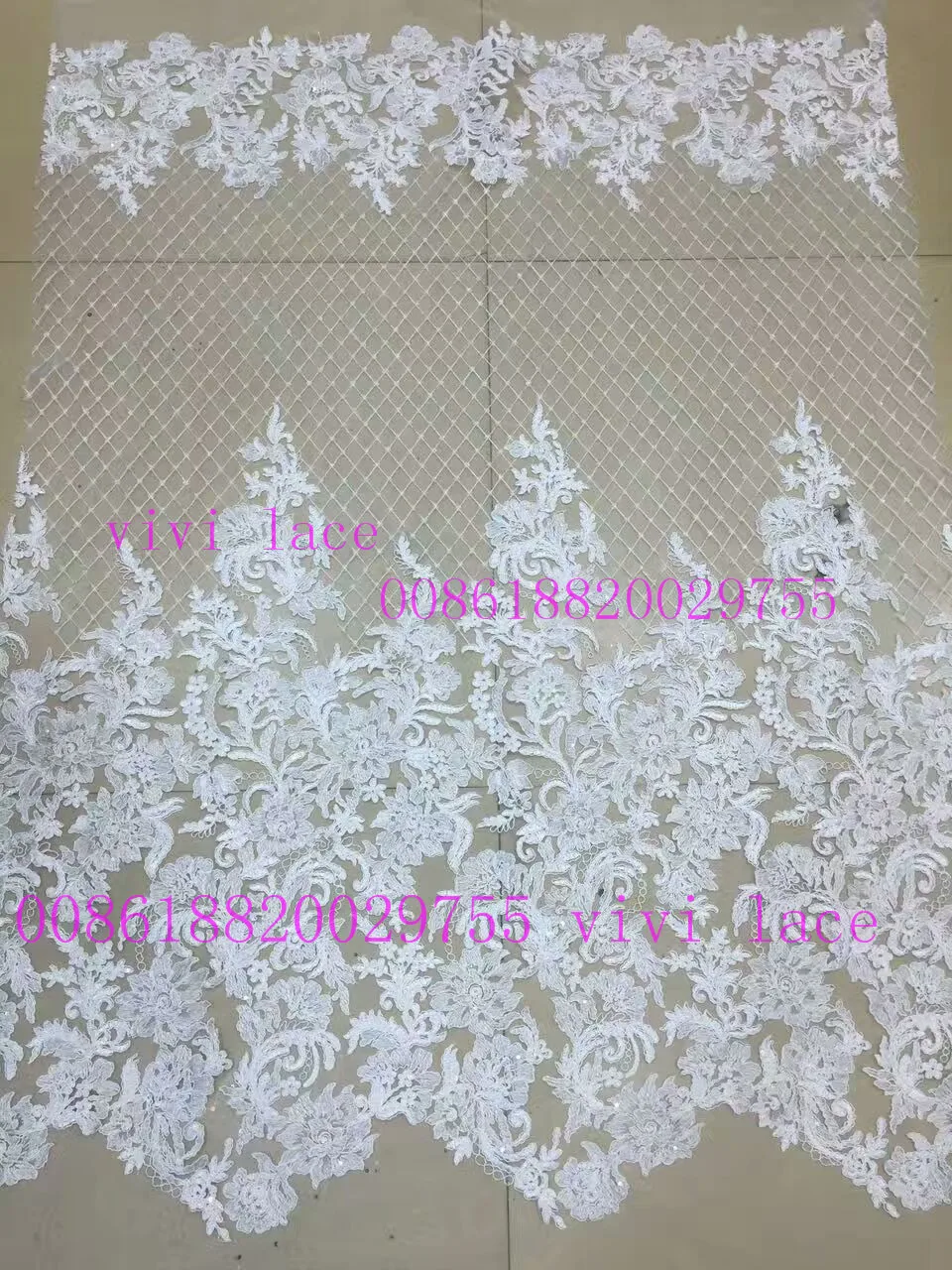 

xx001 # ivory offwhite sequin new fashion show mesh tulle embroidery lace fabric for party/evening dress,