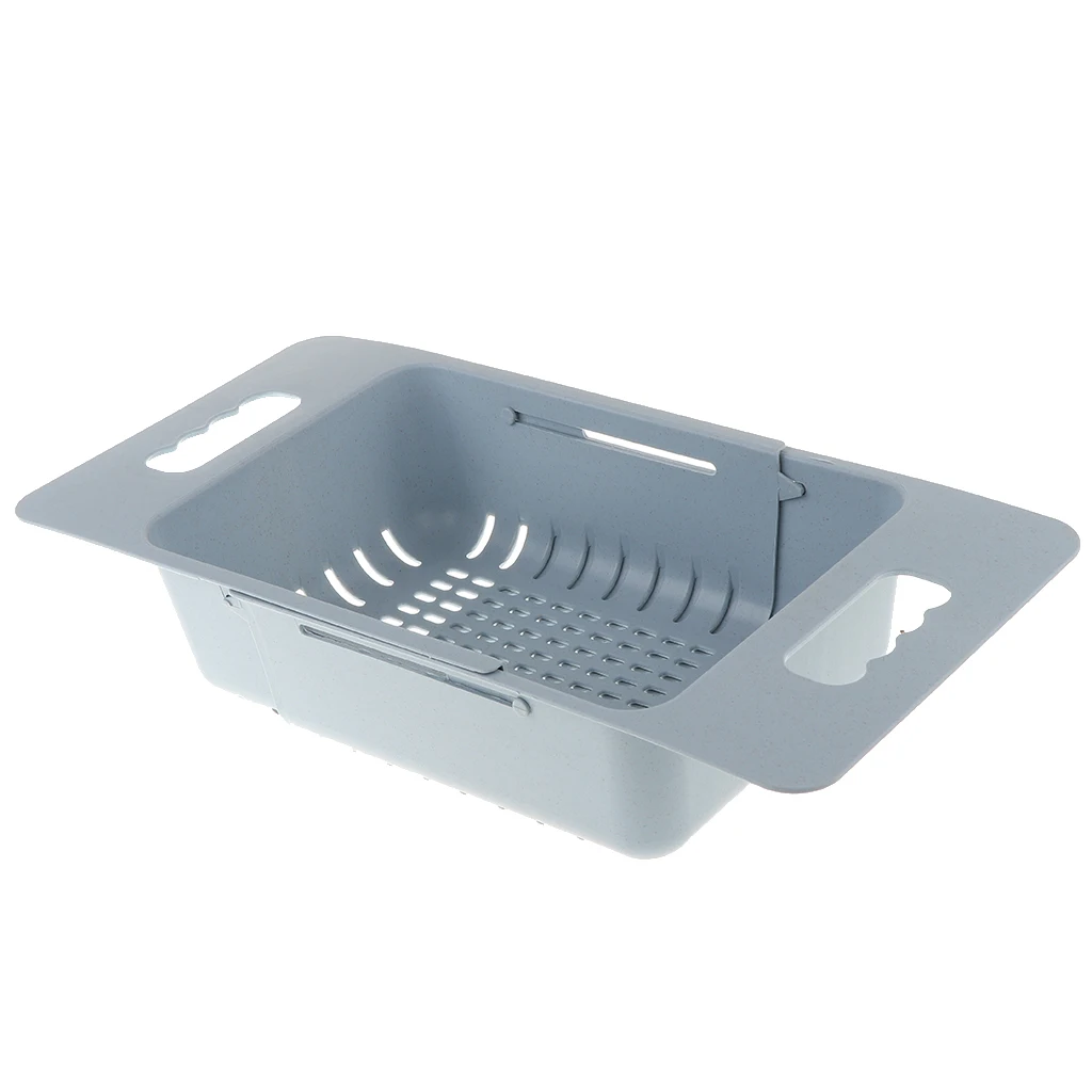 Expandable Dish Drying Rack Over The Sink in Straw Sink Dish Drainer Rustproof Kitchen Organization pots/pans Kitchen Holders