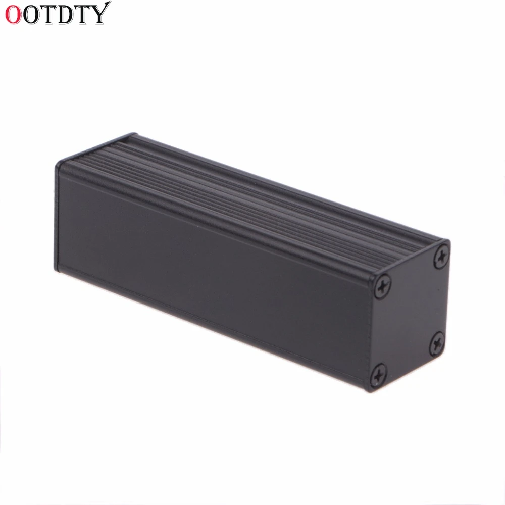 

New DIY Extruded Electronic Project Aluminum Enclosure Case Black 80x25x25mm Junction Box