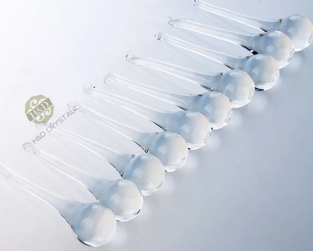 

10 PCS Raindrop K9 Crystal Prism Chandelier Jewelry Making Home DIY Decoration Windchimes 20*80mm dreamcatcher wedding decor