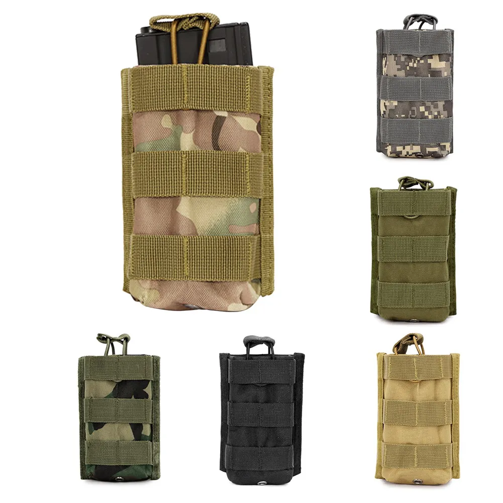 

Outdoor Pocket Dump Pouch Flashlight Bag Small Mini Camo Belt Pack Anti-knock Case Bags For Trainning Hiking Camping