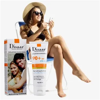 

DISAAR Air Cushion Isolation Sunscreen Concealer Moisturizing Foundation Makeup Bare Strong Whitening Face Makeup Day cream 80ml