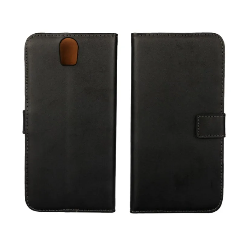 

Genuine Leather Folio Wallet Case for HTC One E9+ Leather Pouch for HTC One E9+ Free Shipping