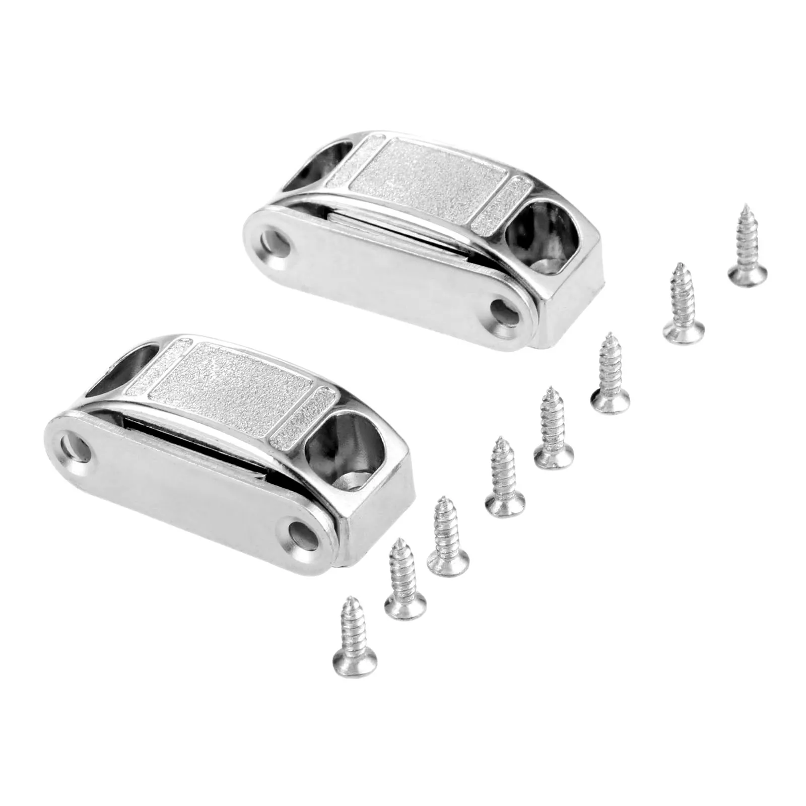 

2Pcs Cupboard Wardrobe Magnetic Cabinet Latch Catches Stop Stoppers Self-Aligning 42*17MM Magnetic Door Catches with Screws