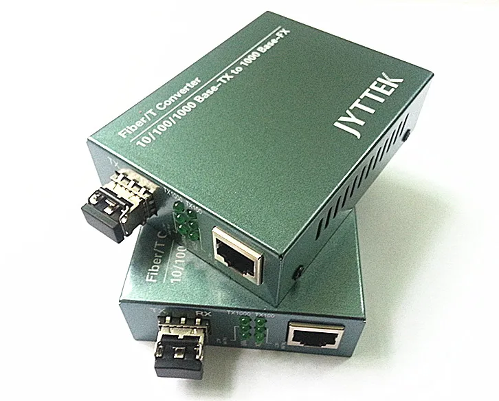 

1.25G SFP Fiber Media Converter,10/100/100M SFP Fiber Media Converter, External PSU Single-mode Double-fiber0.5KM 850NM LC ,