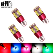 Buy KEPUSI T10 w5w Canbus LED 3014 LED 57smd CANBUS Auto Wedge marker Light bulb Car Clearance lamp White/Red/Blue/Green/Purple 4Pcs Free Shipping