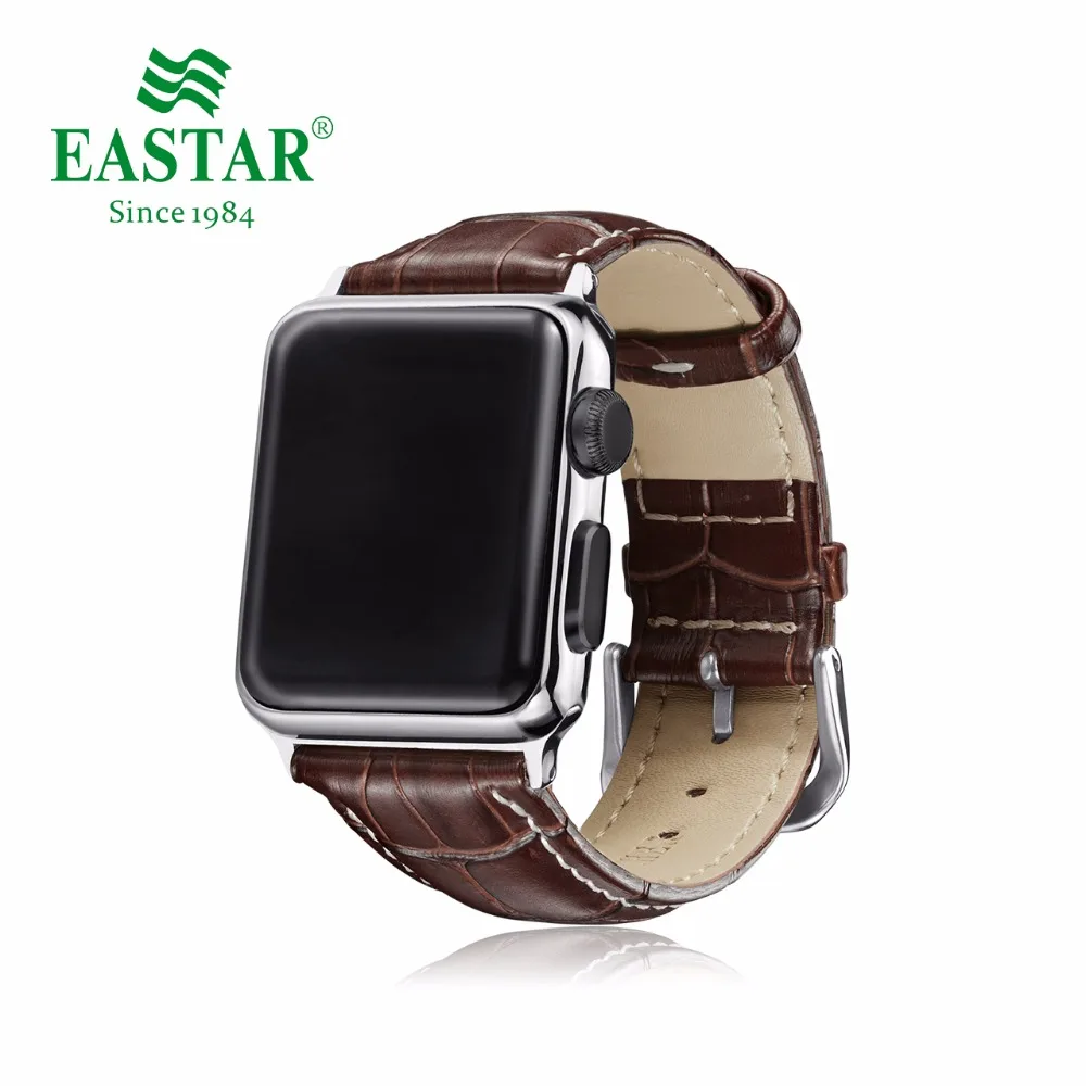 Eastar Лидер продаж кожаный ремешок для наручных часов Apple Watch, версии 5 Группа серии 3/2/1, спортивный кожаный браслет, 42 мм, 38 мм, ремешок для наручных часов iwatch, ремешок