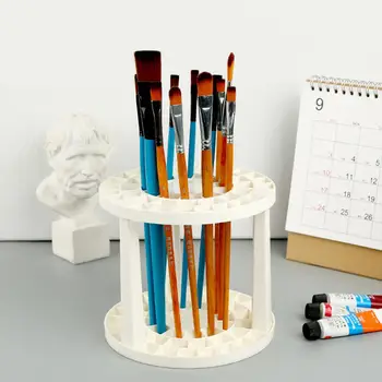 

49 Holes Display Stand Support Painting Brush Pen Holder For Drawing Art Supplies