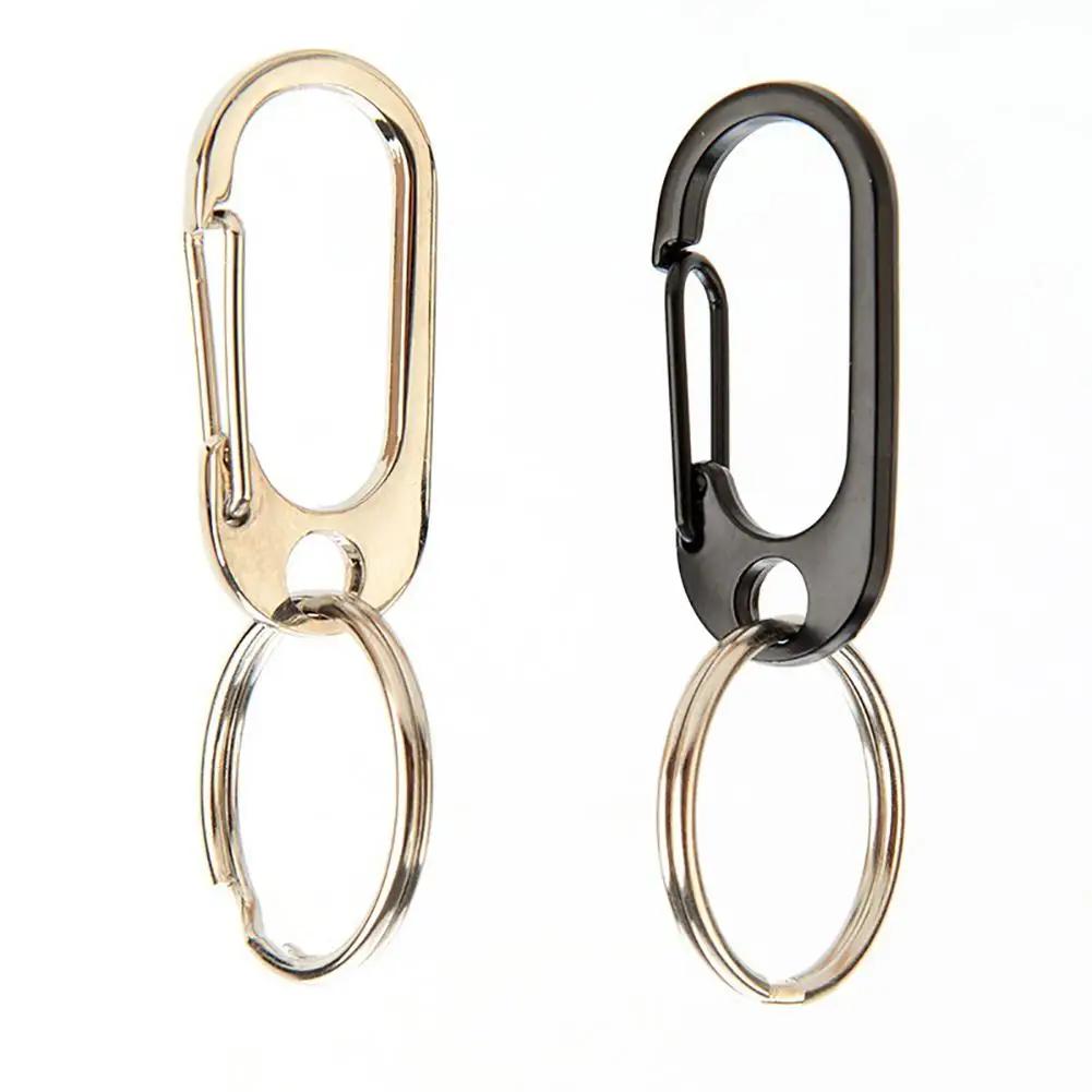 

3/10Pcs Outdoor Camping Hiking Zinc Alloy Quick Connect Carabiner Buckle Keychain Tool
