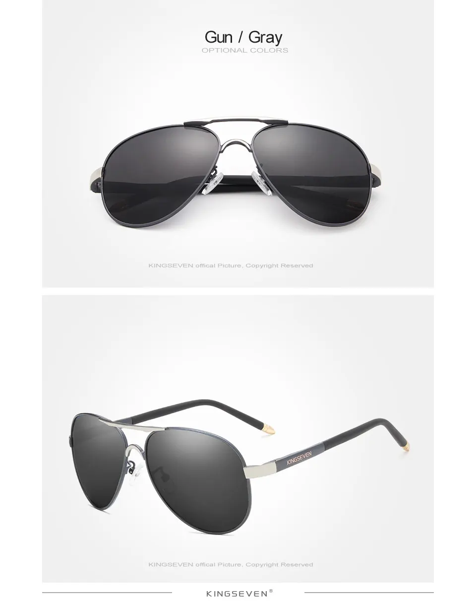 KINGSEVEN, новинка, унисекс, алюминиевые поляризованные солнцезащитные очки, для женщин и мужчин, дизайнерские, для путешествий, вождения, солнцезащитные очки, классические мужские очки Gafas