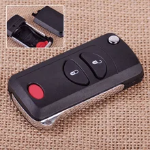 CITALL 3 Button Folding Flip Remote Key Keyless Shell Case FOB for Chrysler Voyager Town & Country Dodge Ram Jeep Grand Cherokee