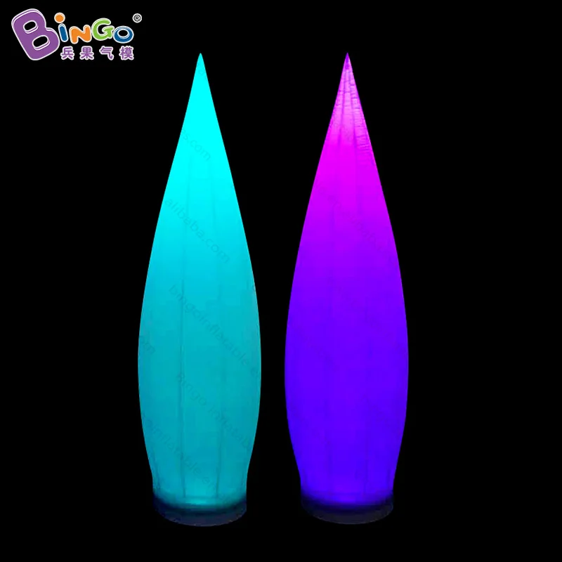 

2018 Hot sale 2.5m high water drop shaped inflatable column with led lighting, water drop lamp-inflatable toy