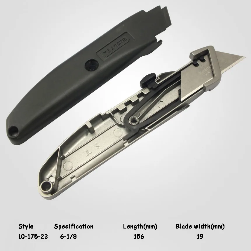 Стэнли 10-175 кожаный ковер бытовой домовладение многофункциональный нож резак ножи с легче пластиковой крышкой