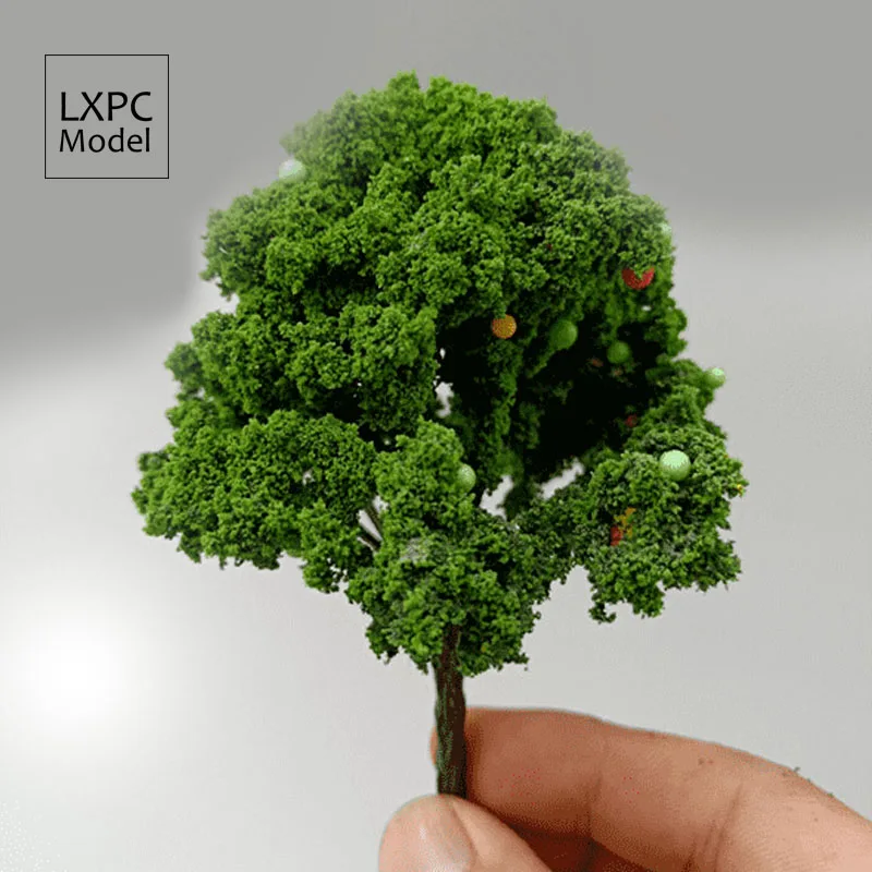 

Train railway military simulation scene fruit tree Sand table model building tree model diy material