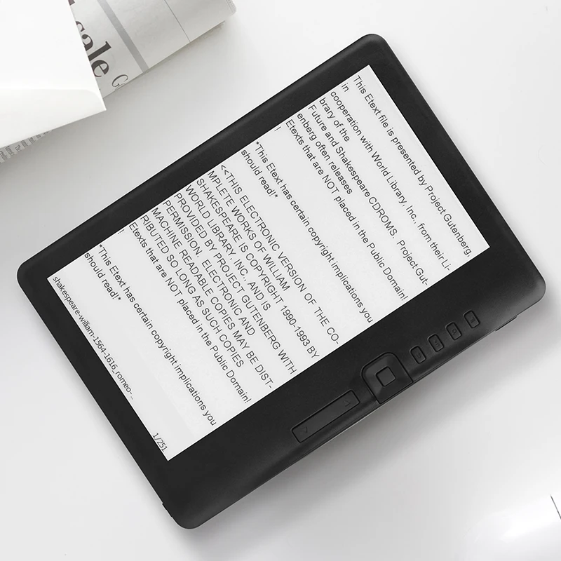 

7" Ebook reader smart with HD resolution digital BK7019 Multi-language E-book+Video+MP3 music player Color screen