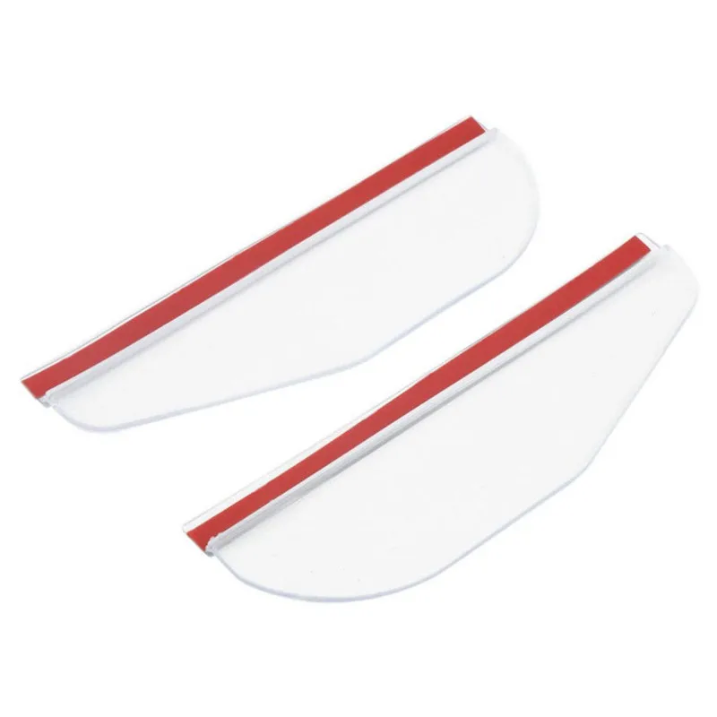 

2 Pcs Universal Car Rearview Mirror Rain Cover Flexible Rain Shade Rainproof Blades Car Mirror Eyebrow Rain Cover Accessories