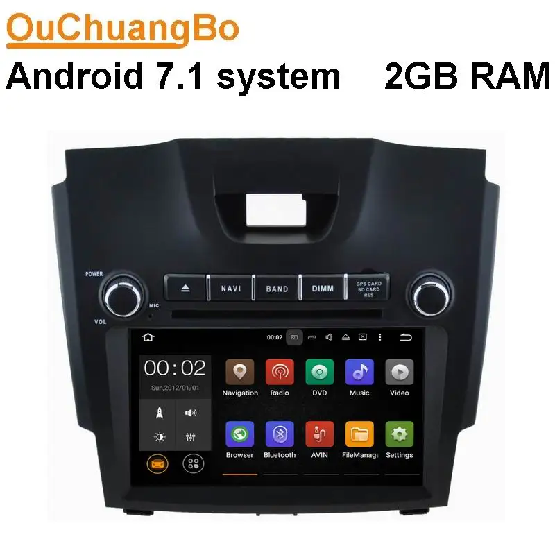 Ouchuangbo android 7 1 автомобильное радио gps для Chevrolet S10 с 2G RAM wifi Bluetooth AUX DVD плеер|car radio gps|radio