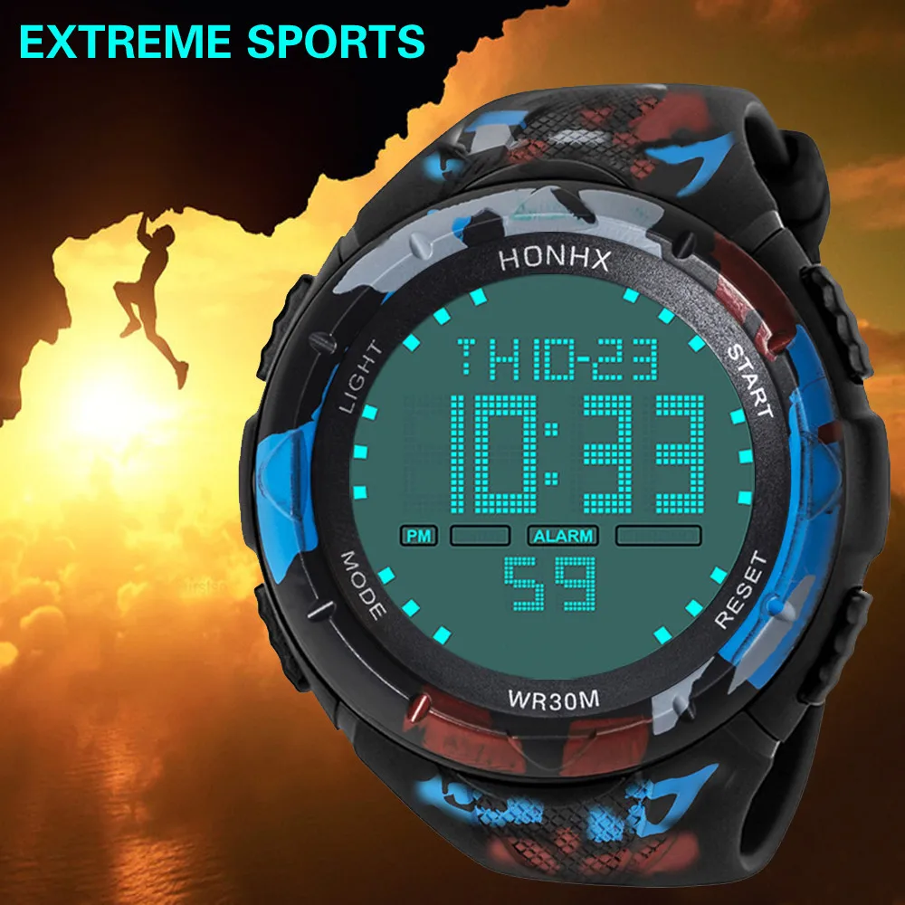 Мужские аналоговые цифровые военные армейские спортивные светодиодный водонепроницаемые наручные часы новые мужские спортивные водонепроницаемые часы relogio masculino