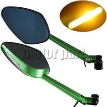Led Turn Signals Integrated light Rearview Mirrors For Kawasaki Versys 650 1000 Z900 Z800 Z750R Z650 W800 ER-6N ER-5 ZRX1200R