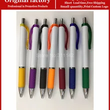 Дизайн канцелярских ручка ролика рекламные пользовательских белый шариковых ручек для подписания